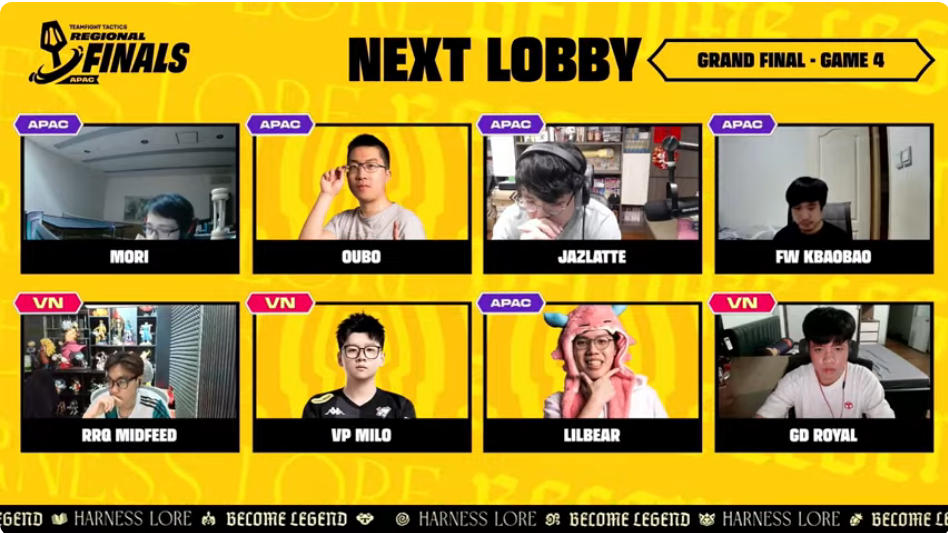 APAC Regional Finals Grand Final — moriと他の出場選手